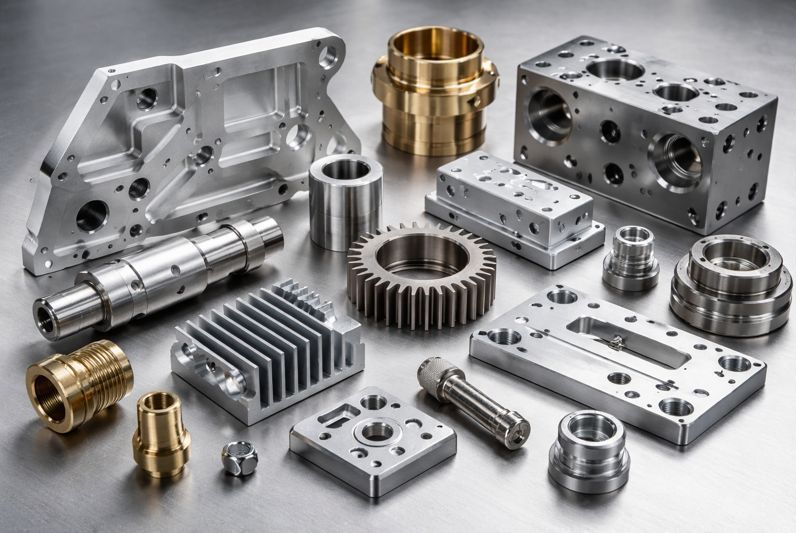 CNC ve makine imalatında kullanılan hassas metal komponentler